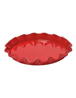 Deals π Emile Henry Ruffled Tart Dish 1L In Burgundy π