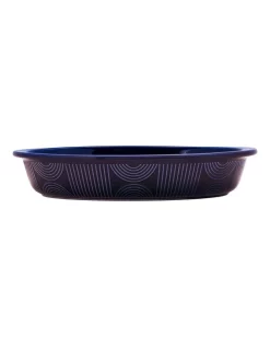 Best Pirce 🛒 Maxwell & Williams Arc Oval Baker 31.5x21.5cm Indigo Blue Gift Boxed ✔️