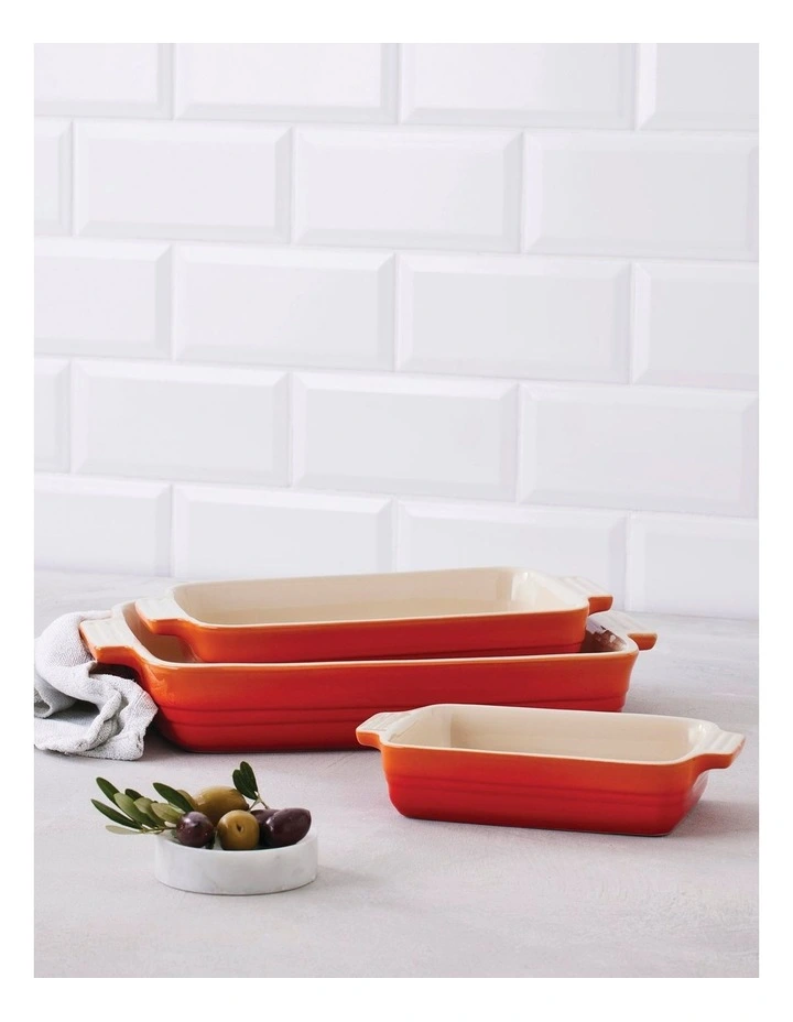 Deals β¨ Le Creuset Classic Rectangular Dishes 18/25/32cm In Volcanic π 3 Deals β¨ Le Creuset Classic Rectangular Dishes 18/25/32cm In Volcanic π - Image 3