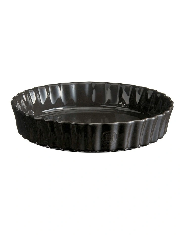 Discount π Emile Henry Deep Flan Dish 24cm/1.15L Charcoal π 1 Discount π Emile Henry Deep Flan Dish 24cm/1.15L Charcoal π