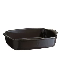Brand new 💯 Emile Henry Rectangular Oven Dish 1.55L Charcoal ✨
