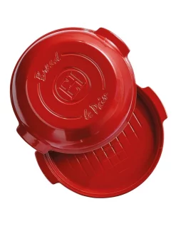 Promo 🤩 Emile Henry Round Bread Burgundy 😀 -Appetito Shop unnamed file 261