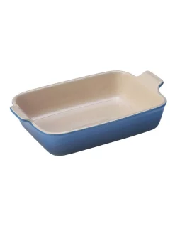 Coupon 🎉 Le Creuset Heritage Deep Rectangle Dish 26cm Marseille Bleu ❤️
