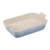 Hot Sale ✔️ Le Creuset Heritage 26cm Rectangular Dish Blue ⭐