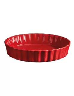 Coupon βοΈ Emile Henry Deep Flan Dish 24cm/1.15L Burgundy β