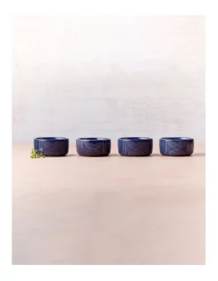 Promo 💯 Maxwell & Williams Arc Ramekins 8.5x4cm Set Of 4 Indigo Blue Gift Boxed 😍 -Appetito Shop unnamed file 398