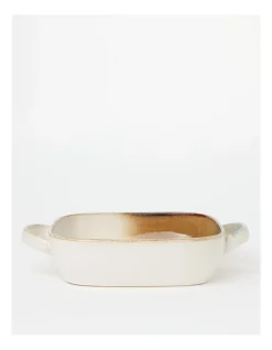 Best Sale 🛒 Australian House & Garden Esperance Poured Speckle Square Baker In Brown 😉