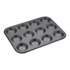 Flash Sale ???? MasterCraft Crusty Bake 32cm 12-Cup Shallow Baking Pan Carbon ????