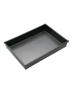 Deals ✨ MasterCraft Heavy Base 35x24cm Rectangular Deep Cake Pan Carbon 🎁