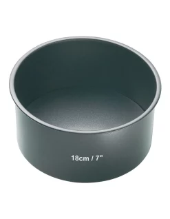 Best deal 🧨 MasterCraft Heavy Base 18cm Loose Base Round Deep Cake Pan Carbon 🎉