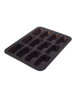 Deals 🥰 Daily Bake Silicone 12-Cup Mini Loaf Pan Charcoal ✔️