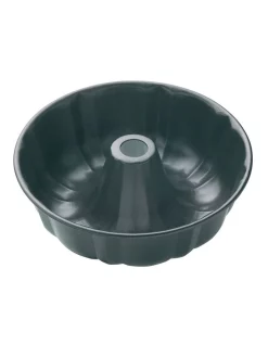 Flash Sale 💯 MasterCraft Heavy Base 25cm Fluted Ring Cake Pan Carbon 😀
