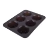 Best Pirce ???? Daily Bake Silicone 6-Cup Jumbo Muffin Pan Charcoal ✔️