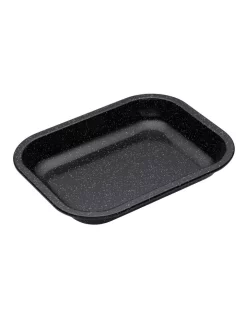 Budget 🌟 MasterCraft Pro Vitreous 27x21cm Enamel Roasting Pan Carbon 😉