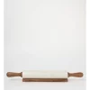 Promo ⭐ Heritage Marble And Acacia Rolling Pin With Stand ????