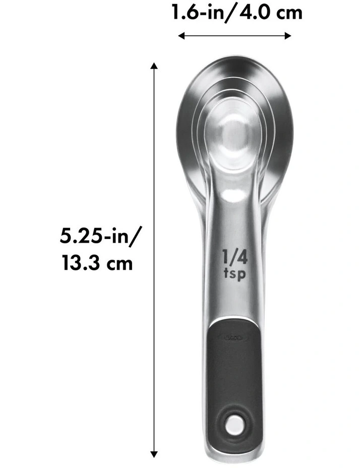 Budget ❤️ OXO 4 Piece Measuring Spoon Set In Stainless Steel ❤️ 5 Budget ❤️ OXO 4 Piece Measuring Spoon Set In Stainless Steel ❤️ - Image 5