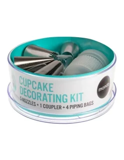 Wholesale β¨ Mondo Cupcake Decorating 10 Piece Set Silver π€©