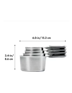Deals 🌟 OXO 4 Piece Stainless Steel Measuring Cup Set In Silver 😉 -Appetito Shop unnamed file 620