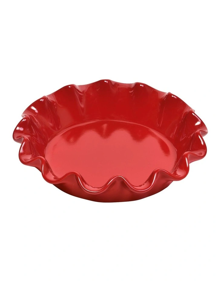Discount π Emile Henry Ruffled Pie Dish 27Cm/1.0L Burgundy π 1 Discount π Emile Henry Ruffled Pie Dish 27Cm/1.0L Burgundy π