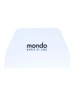 Brand new 🔔 Mondo Icing Scraper Plastic 19x12cm White 🔔