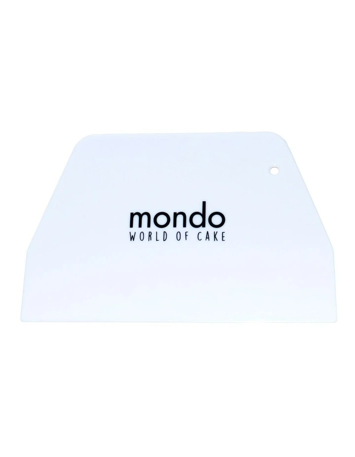 Brand new ???? Mondo Icing Scraper Plastic 19x12cm White ???? 1 Brand new ???? Mondo Icing Scraper Plastic 19x12cm White ????