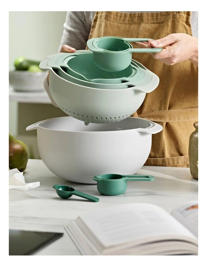 Brand new π Joseph Joseph Nest 9 Plus 9-piece Food Preparation Set Editions (Sage) π₯° 3 Brand new π Joseph Joseph Nest 9 Plus 9-piece Food Preparation Set Editions (Sage) π₯° - Image 3