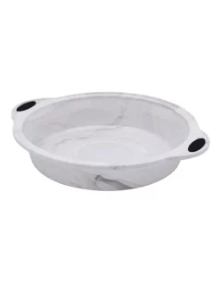 New π The Cooks Collective Marble Silicone Round Pan 22cm In White Marble β€οΈ