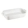 New ???? Staub Rectangle Gratin Dish 34X24cm White ????